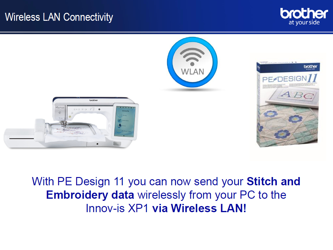 Brother Innovis XP1 Luminaire Upgrade with our Bespoke Packages